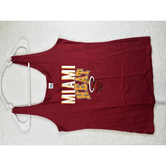 sideline apparel Tops - Sideline Apparel NBA Miami Heat Tank Top Womens Medium